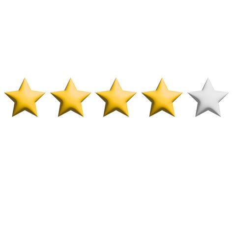 4 stars only .